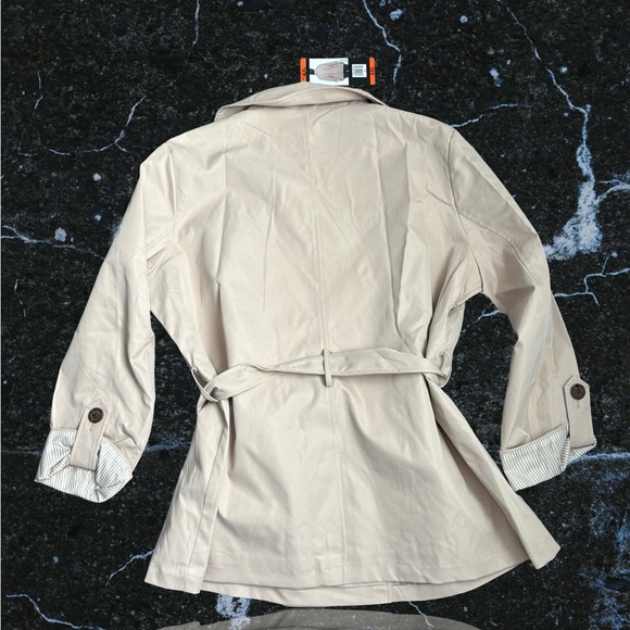 Weatherproof Women Double-Breasted Trench Coat Jacket Size XXL  Color Tan - Picture 3 of 7